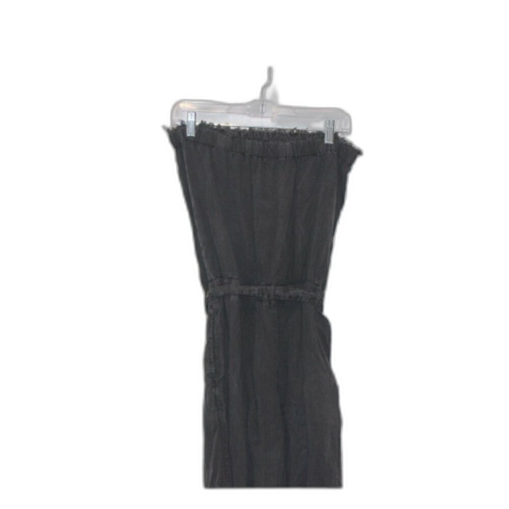 ANTHROPOLOGIE Cloth and Stone Wide Leg Cropped Jumpsuit Strapless in Medium - Picture 4 of 10